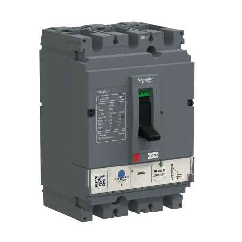 Автоматический выключатель 250А, 3 полюса, EasyPact CVS250B TM250D Schneider Electric LV525303