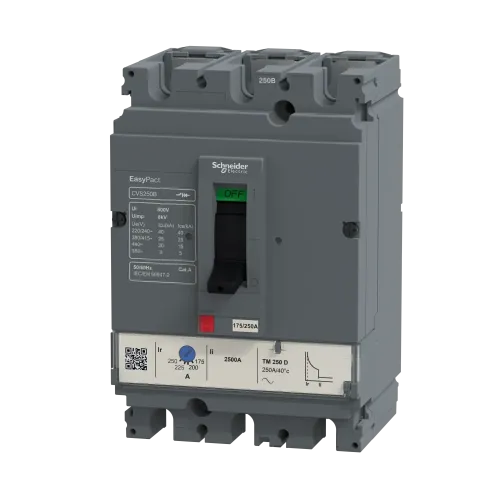 Автоматический выключатель 250А, 3 полюса, EasyPact CVS250B TM250D Schneider Electric LV525303
