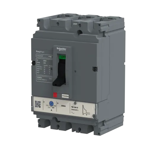 Автоматический выключатель 250А, 3 полюса, EasyPact CVS250F TM250D Schneider Electric LV525333
