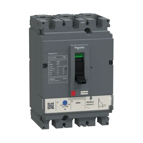 Автоматический выключатель 250А, 3 полюса, EasyPact CVS250F TM250D Schneider Electric LV525333