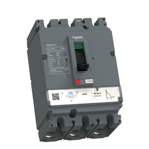 Автоматический выключатель 250А, 3 полюса, EasyPact CVS250F TM250D Schneider Electric LV525333