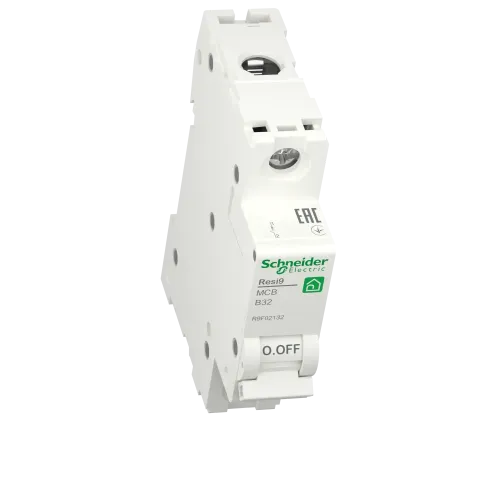 Автоматический выключатель 32А, 1 полюса, уставка В, Resi9 R9F02132 Schneider Electric