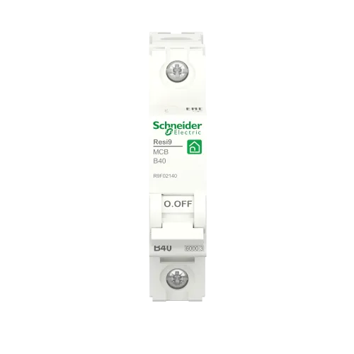 Автоматический выключатель 40А, 1 полюса, уставка В, Resi9 R9F02140 Schneider Electric