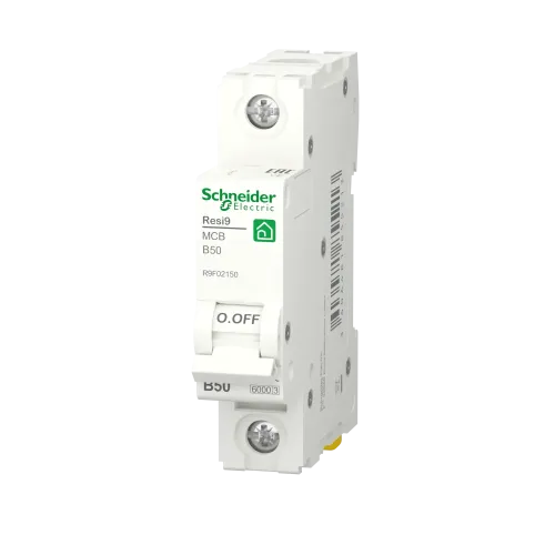 Автоматический выключатель 50А, 1 полюса, уставка В, Resi9 R9F02150 Schneider Electric