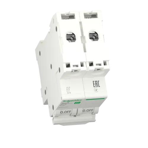 Автоматический выключатель 20А, 2 полюса, уставка В, Resi9 R9F02220 Schneider Electric