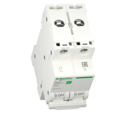 Автоматический выключатель 40А, 2 полюса, уставка В, Resi9 R9F02240 Schneider Electric
