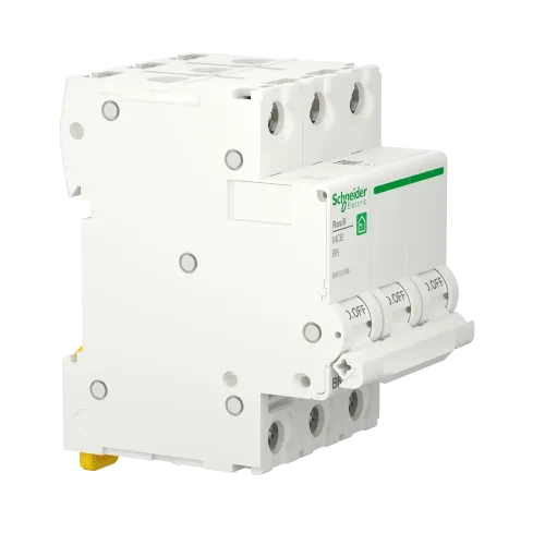 Автоматический выключатель 6А, 3 полюса, уставка В, Resi9 R9F02306 Schneider Electric