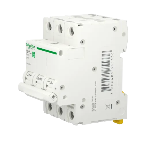 Автоматический выключатель 10А, 3 полюса, уставка В, Resi9 R9F02310 Schneider Electric
