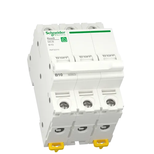 Автоматический выключатель 10А, 3 полюса, уставка В, Resi9 R9F02310 Schneider Electric