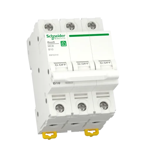 Автоматический выключатель 10А, 3 полюса, уставка В, Resi9 R9F02310 Schneider Electric