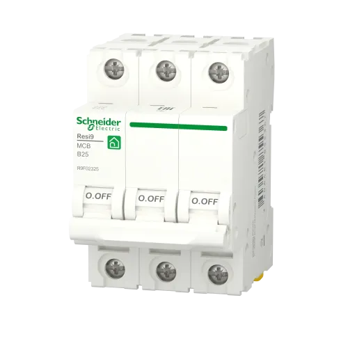 Автоматический выключатель 25А, 3 полюса, уставка В, Resi9 R9F02325 Schneider Electric