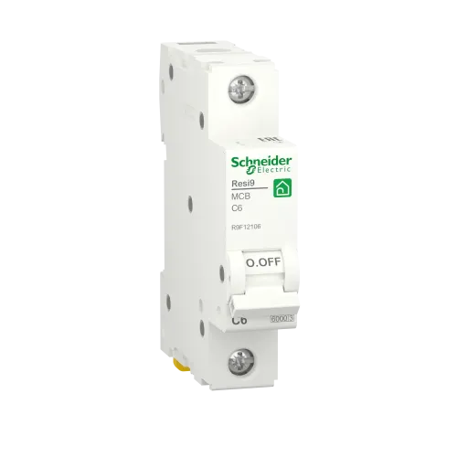 Автомат 6А, 1 полюса, уставка С, Resi9 R9F12106 Schneider Electric