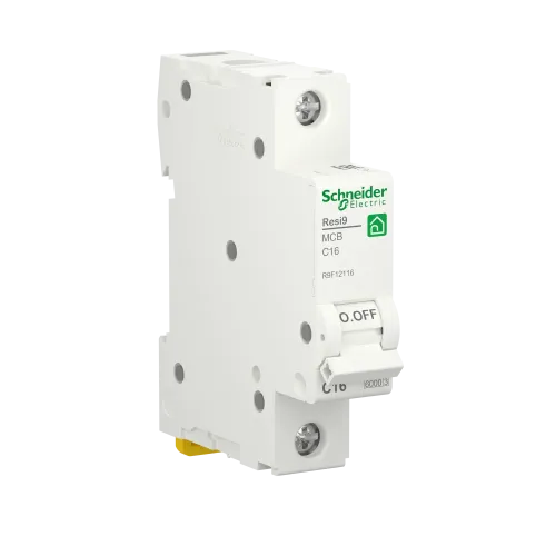 Автомат 16А, 1 полюса, уставка С, Resi9 R9F12116 Schneider Electric