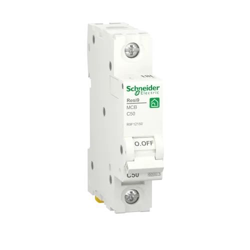 Автомат 50А, 1 полюса, уставка С, Resi9 R9F12150 Schneider Electric