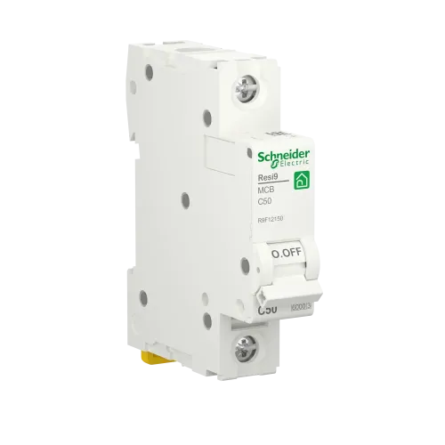 Автомат 50А, 1 полюса, уставка С, Resi9 R9F12150 Schneider Electric