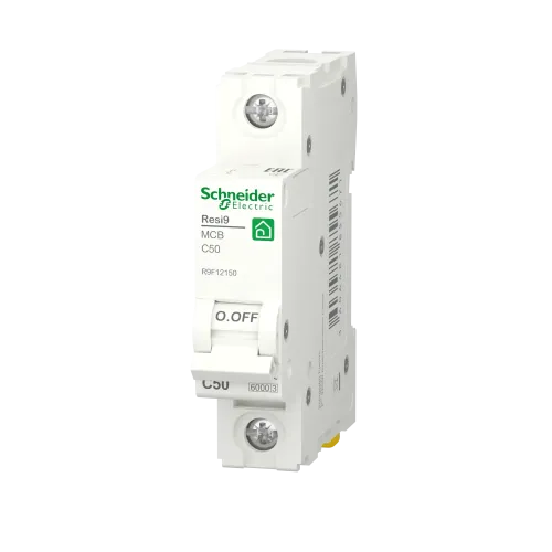 Автомат 50А, 1 полюса, уставка С, Resi9 R9F12150 Schneider Electric