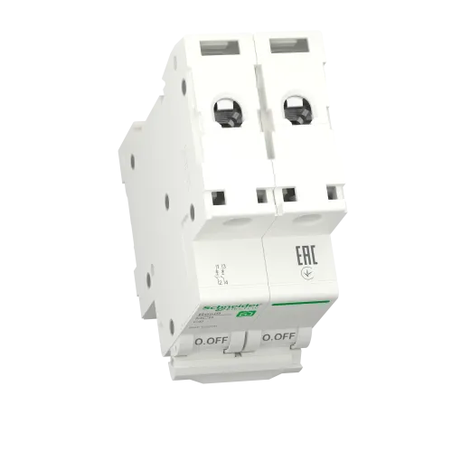 Автомат 6А, 2 полюса, уставка С, Resi9 R9F12206 Schneider Electric