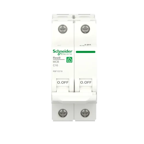 Автомат 16А, 2 полюса, уставка С, Resi9 R9F12216 Schneider Electric