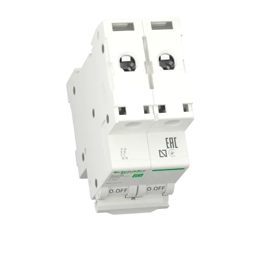 Автомат 16А, 2 полюса, уставка С, Resi9 R9F12216 Schneider Electric