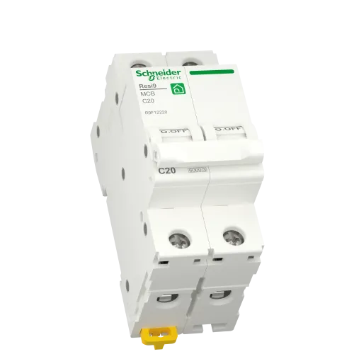 Автомат 20А, 2 полюса, уставка С, Resi9 R9F12220 Schneider Electric