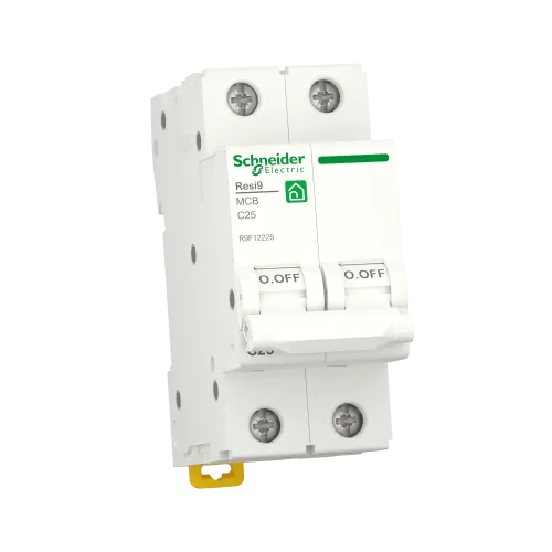 Автомат 25А, 2 полюса, уставка С, Resi9 R9F12225 Schneider Electric