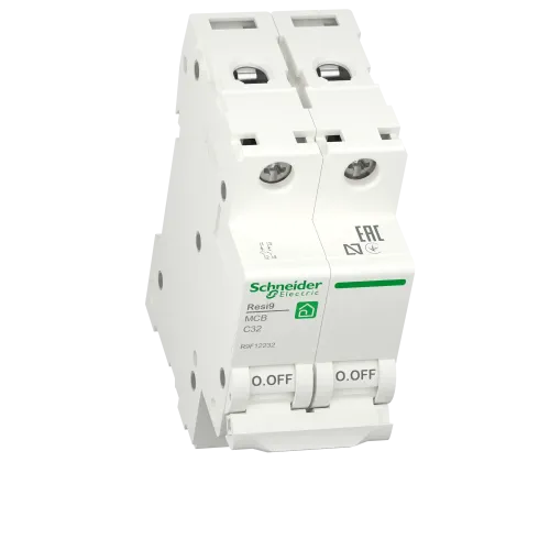 Автомат 32А, 2 полюса, уставка С, Resi9 R9F12232 Schneider Electric
