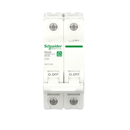 Автомат 40А, 2 полюса, уставка С, Resi9 R9F12240 Schneider Electric
