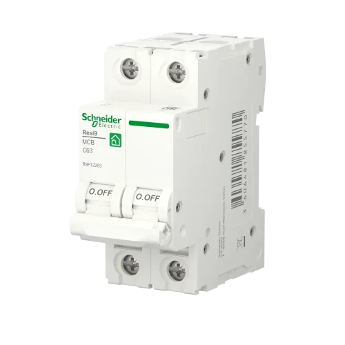 Автомат 63А, 2 полюса, уставка С, Resi9 R9F12263 Schneider Electric