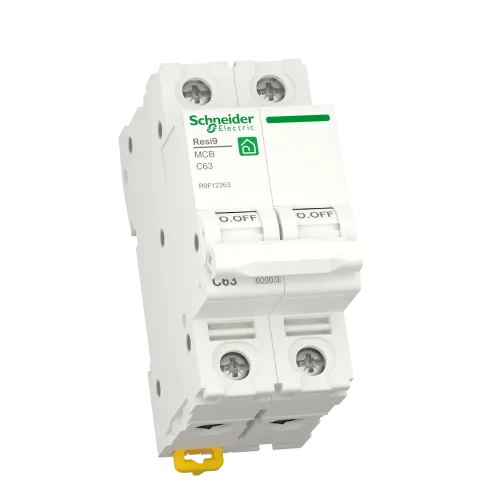 Автомат 63А, 2 полюса, уставка С, Resi9 R9F12263 Schneider Electric
