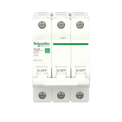 Автомат 16А, 3 полюса, уставка С, Resi9 R9F12316 Schneider Electric