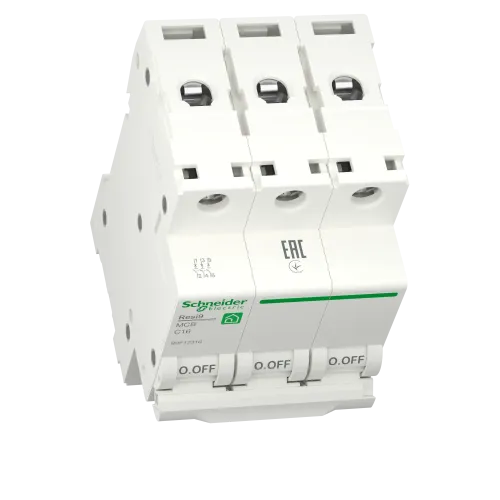 Автомат 16А, 3 полюса, уставка С, Resi9 R9F12316 Schneider Electric
