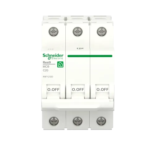 Автомат 20А, 3 полюса, уставка С, Resi9 R9F12320 Schneider Electric