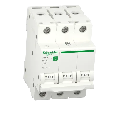 Автомат 32А, 3 полюса, уставка С, Resi9 R9F12332 Schneider Electric