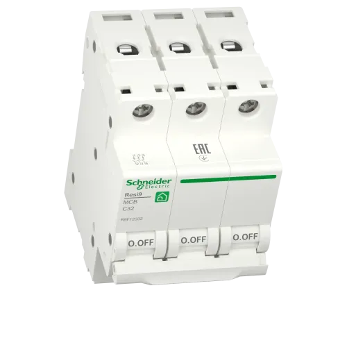 Автомат 32А, 3 полюса, уставка С, Resi9 R9F12332 Schneider Electric