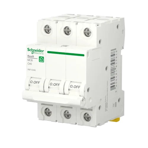 Автомат 40А, 3 полюса, уставка С, Resi9 R9F12340 Schneider Electric