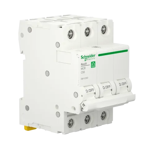 Автомат 50А, 3 полюса, уставка С, Resi9 R9F12350 Schneider Electric