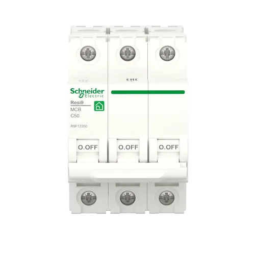 Автомат 50А, 3 полюса, уставка С, Resi9 R9F12350 Schneider Electric