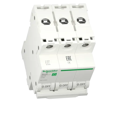 Автомат 50А, 3 полюса, уставка С, Resi9 R9F12350 Schneider Electric