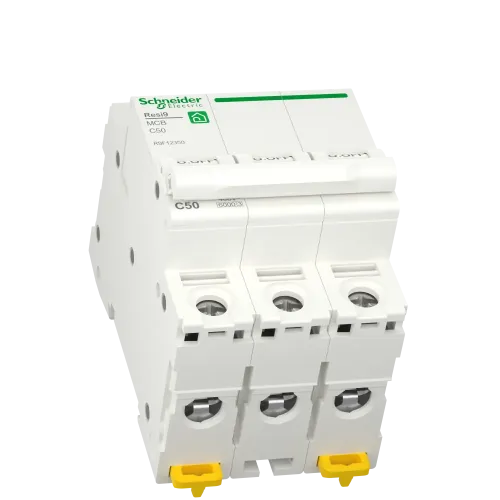 Автомат 50А, 3 полюса, уставка С, Resi9 R9F12350 Schneider Electric