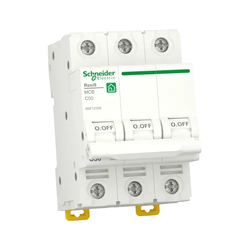 Автомат 50А, 3 полюса, уставка С, Resi9 R9F12350 Schneider Electric