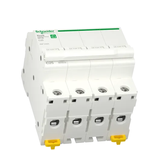 Автомат 25А, 4 полюса, уставка С, Resi9 R9F12425 Schneider Electric