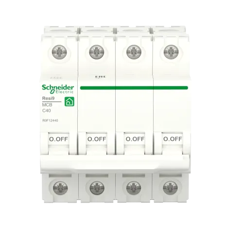 Автомат 40А, 4 полюса, уставка С, Resi9 R9F12440 Schneider Electric