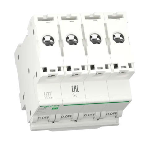 Автомат 63А, 4 полюса, уставка С, Resi9 R9F12463 Schneider Electric