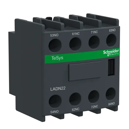 Блок контакты 2Н/Р+2Н/С, фронтальные LADN22