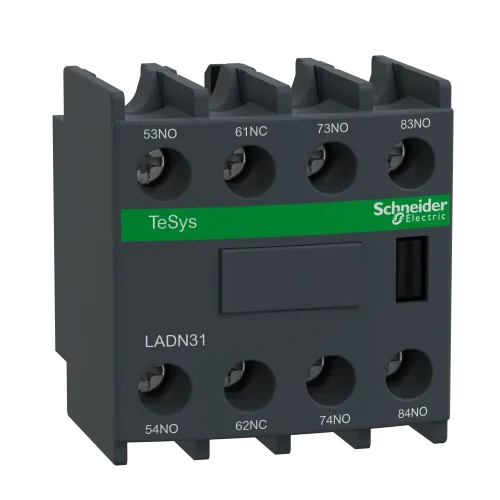 Блок контакты 3Н/Р+1Н/С, фронтальные LADN31