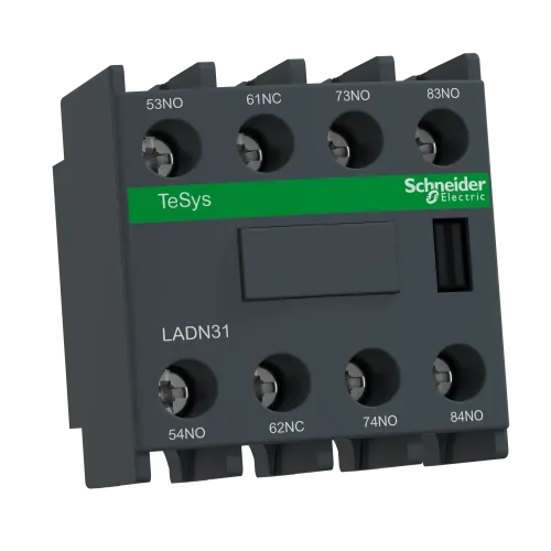 Блок контакты 3Н/Р+1Н/С, фронтальные LADN31