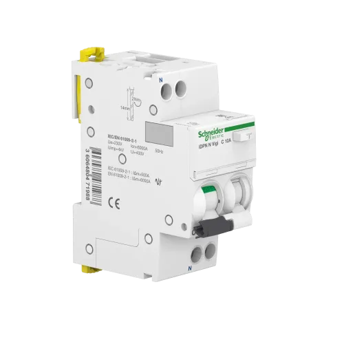 Дифференциальный автоматический выключатель Acti9, 10A, 30мА, A9D31610 Schneider
