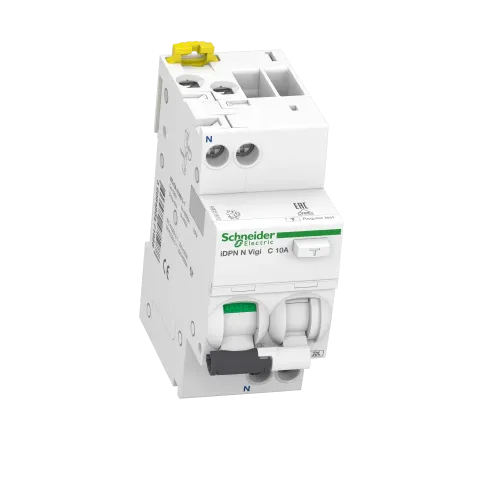 Дифференциальный автоматический выключатель Acti9, 10A, 30мА, A9D31610 Schneider