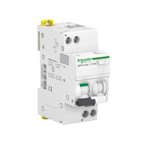 Дифференциальный автоматический выключатель Acti9, 16A, 30мА, A9D31616 Schneider