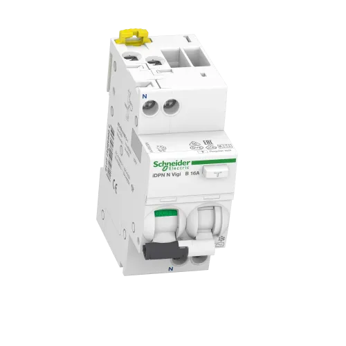 Дифавтомат 16А, 30мА, кривая B, тип А, IDPN N Vigi Acti9 Schneider Electric A9D56616